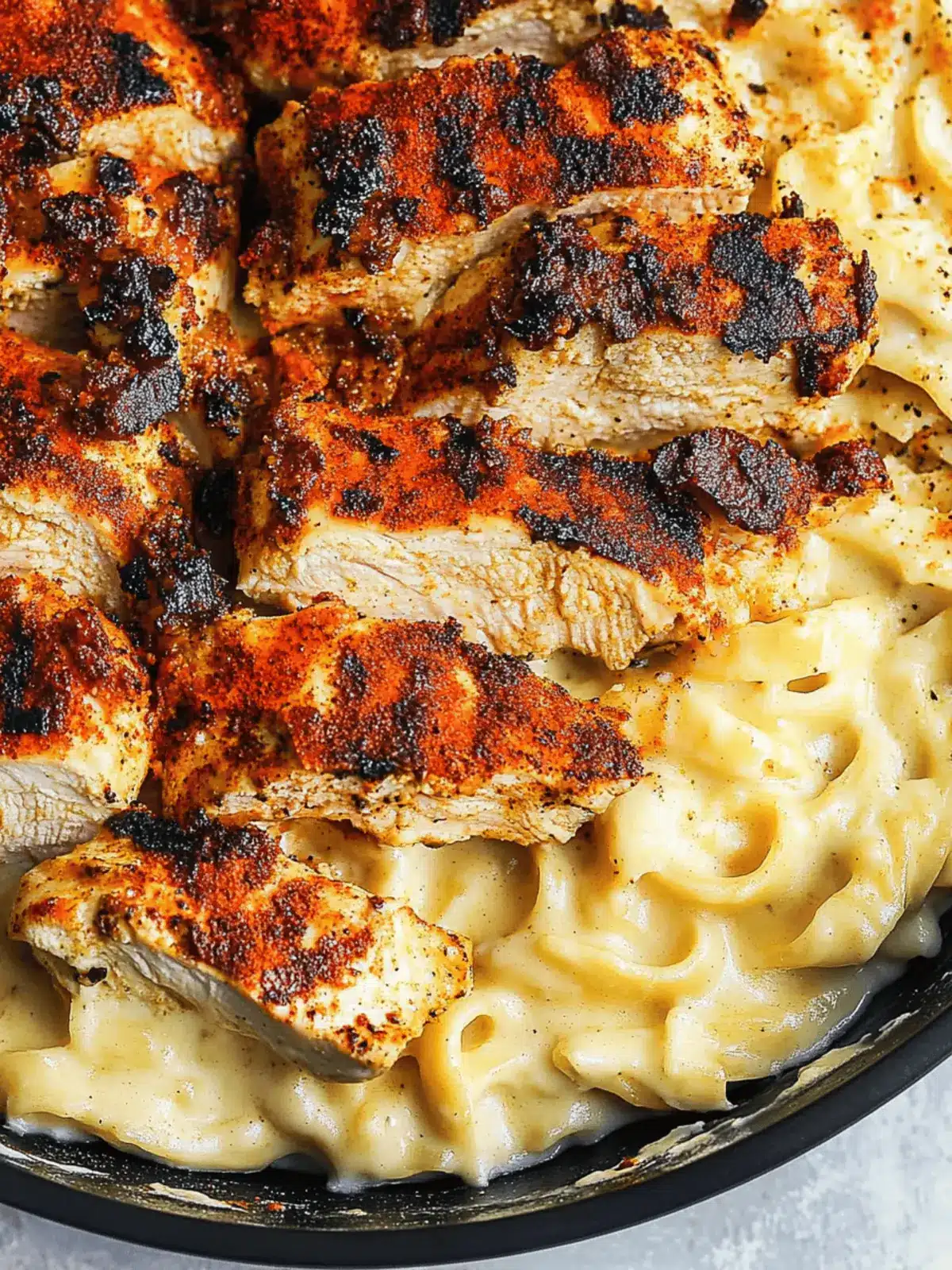 Blackened Cajun Chicken Alfredo