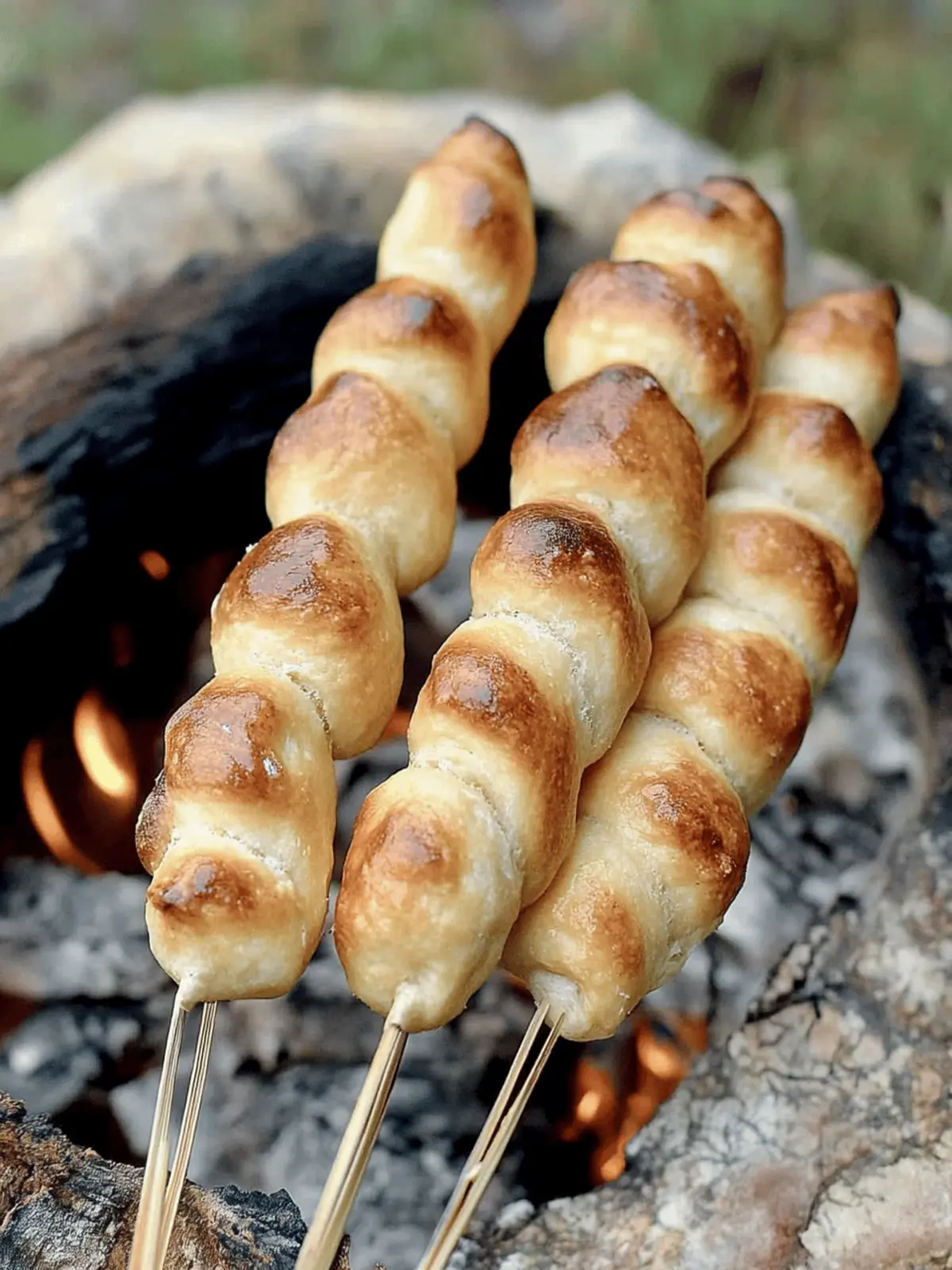 Fluffy Campfire Bread