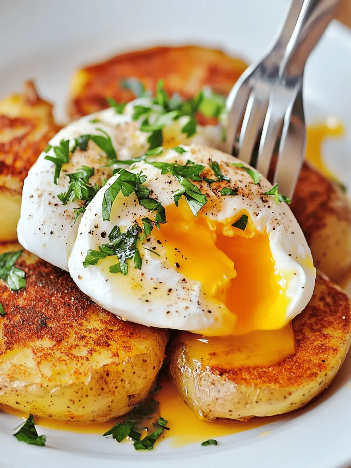 Spanish Poached Eggs with Paprika Potatoes