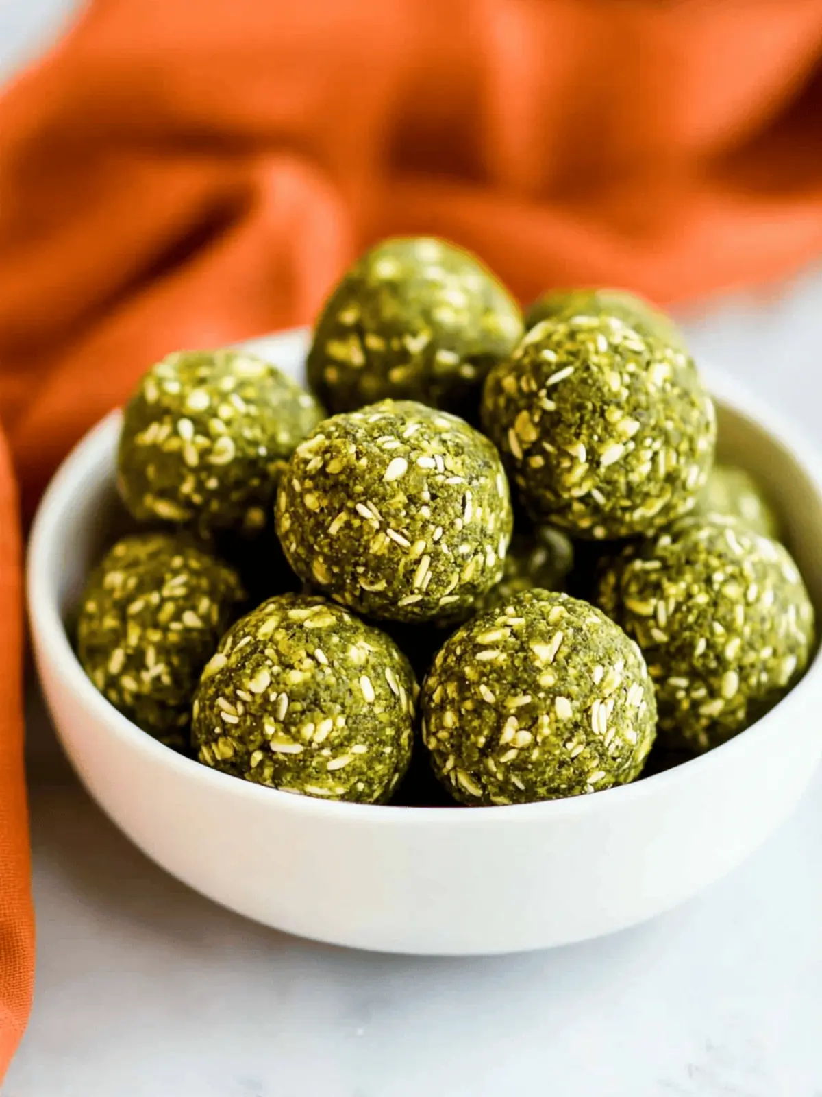 Easy No-Bake Matcha Protein Bites