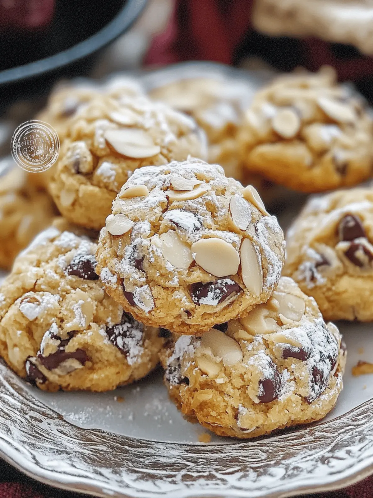 Almond Chocolate Chip Cookies