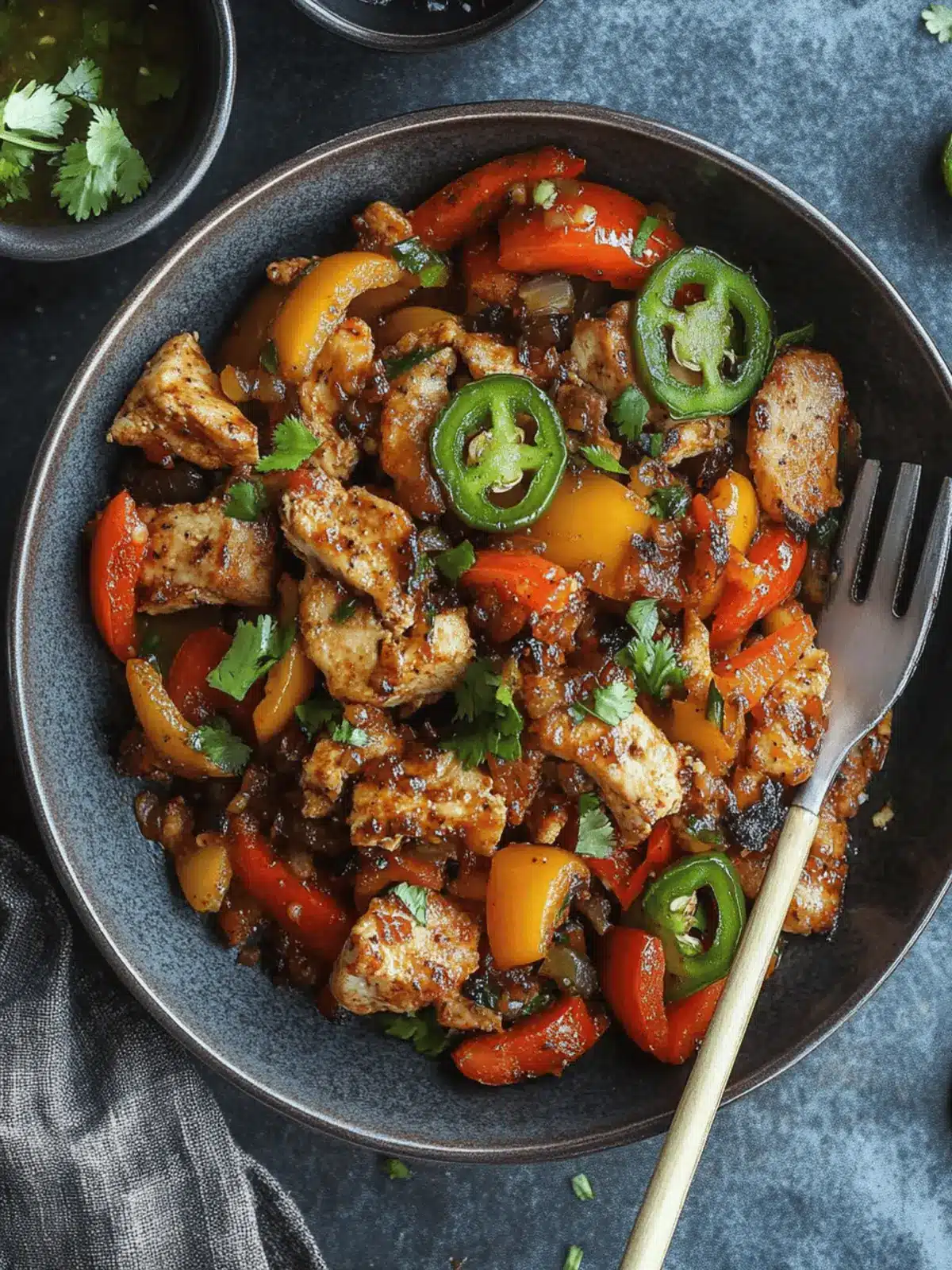 Jalapeno Chicken with Bell Peppers