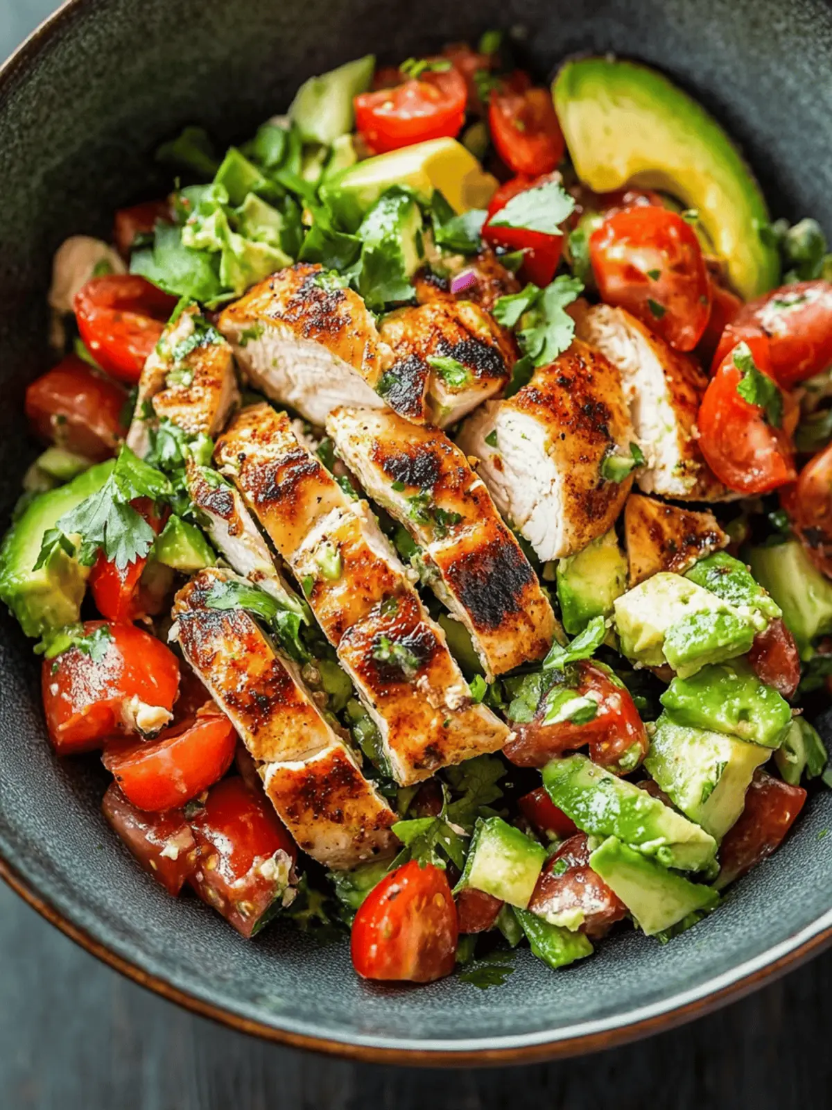 Healthy Avocado Chicken Salad