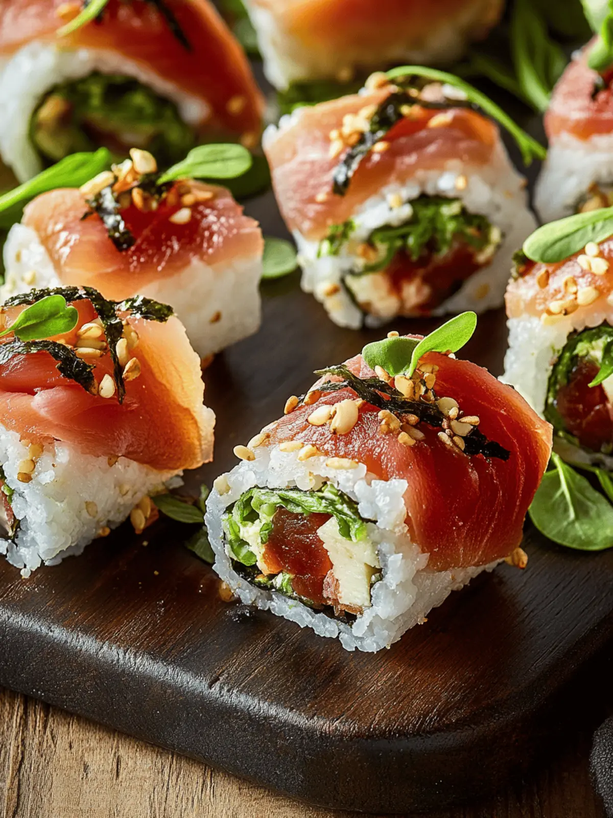 Italian Sushi Roll-Ups
