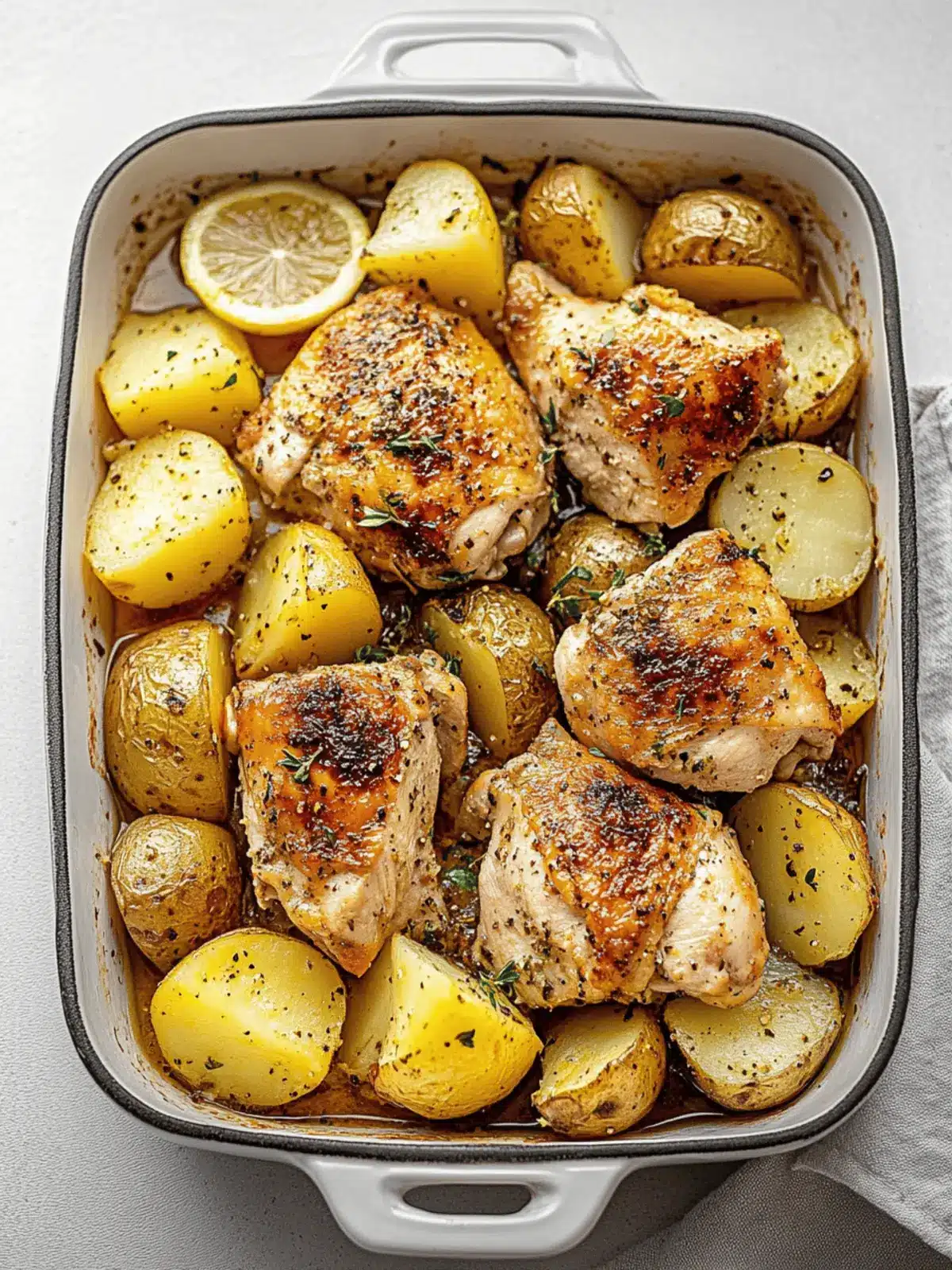 Greek Chicken and Potatoes