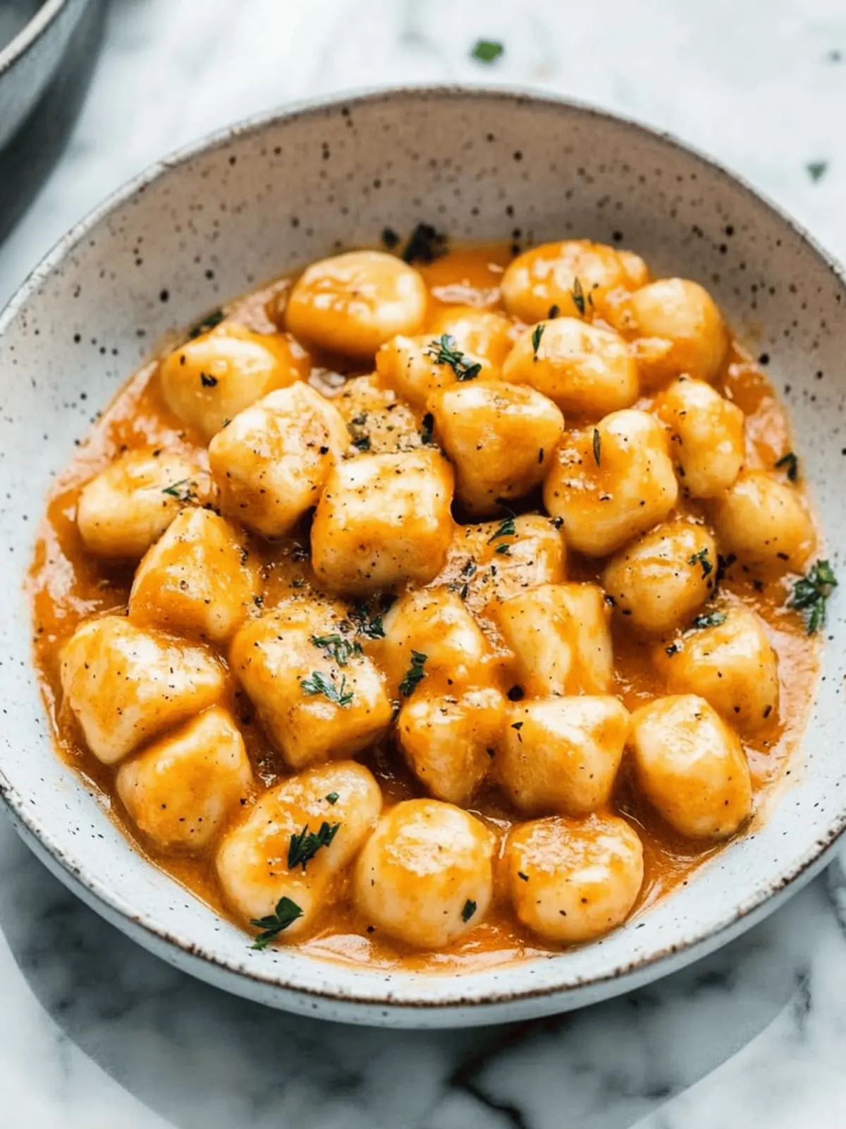 Marry Me Crispy Tofu with Gnocchi