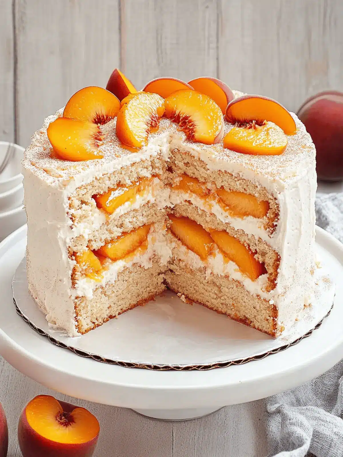 Gluten-Free Peach Cake (Dairy-Free)