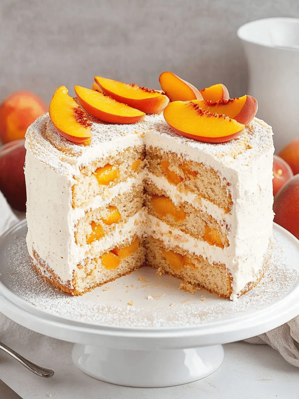 Gluten-Free Peach Cake (Dairy-Free)