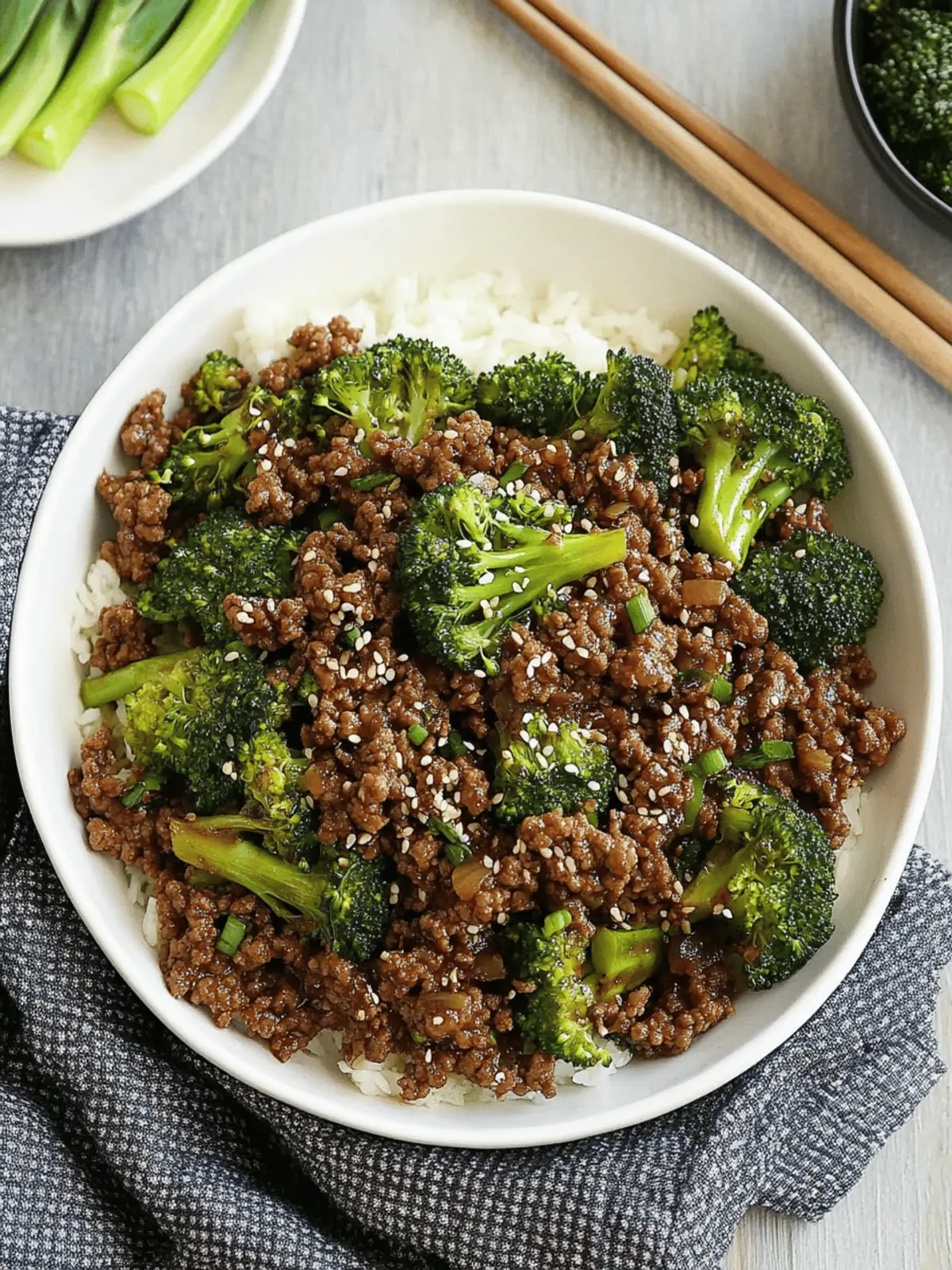 Easy Ground Beef and Broccoli Stir Fry