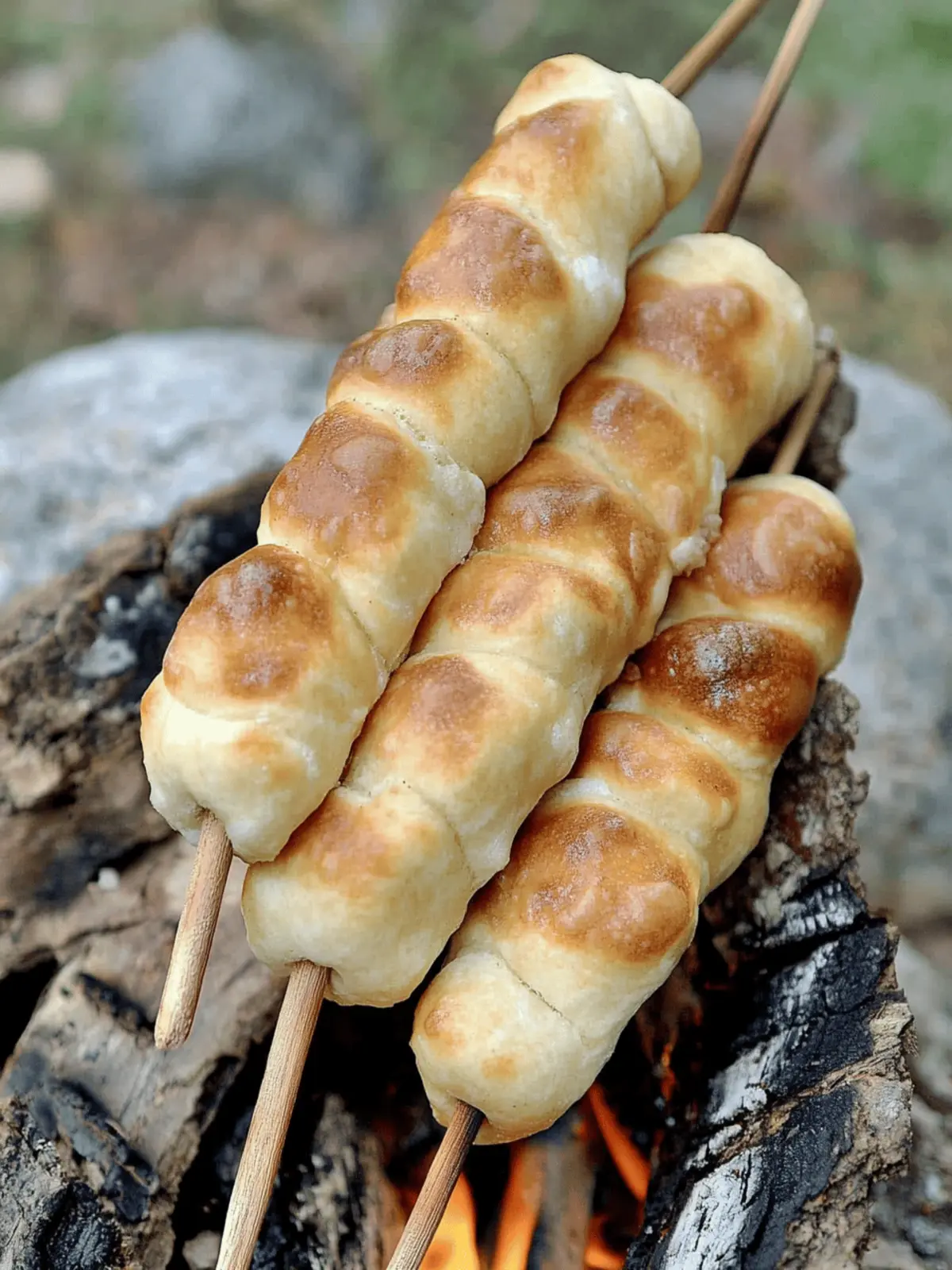 Fluffy Campfire Bread