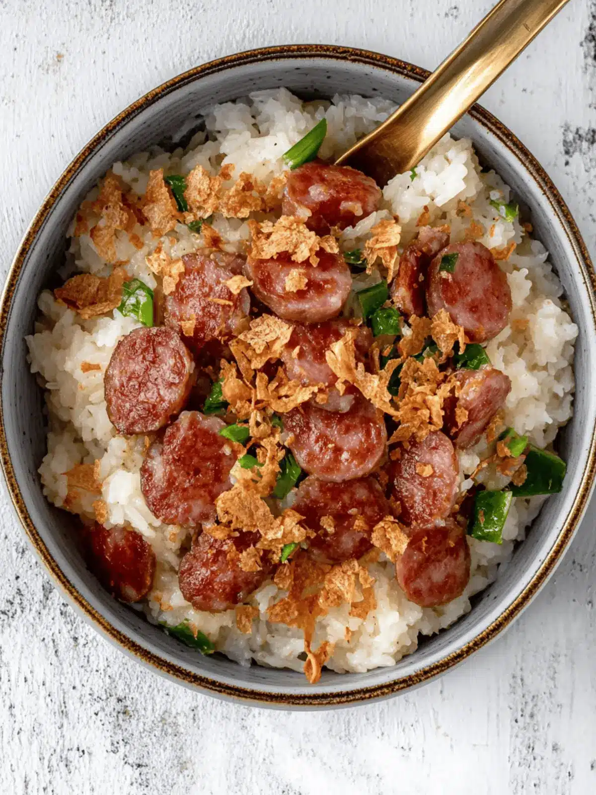 Vietnamese Sticky Rice with Chinese Sausage