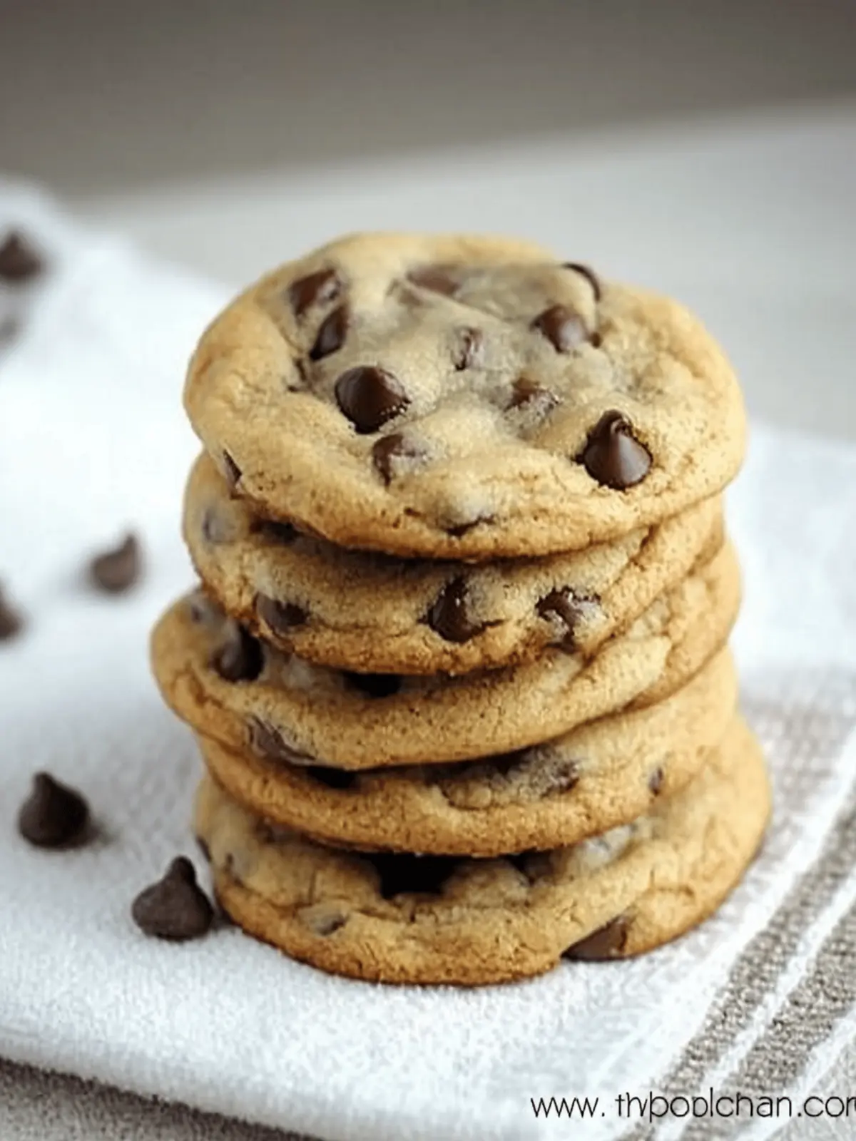 Soft and Chewy Chocolate Chip Cookies