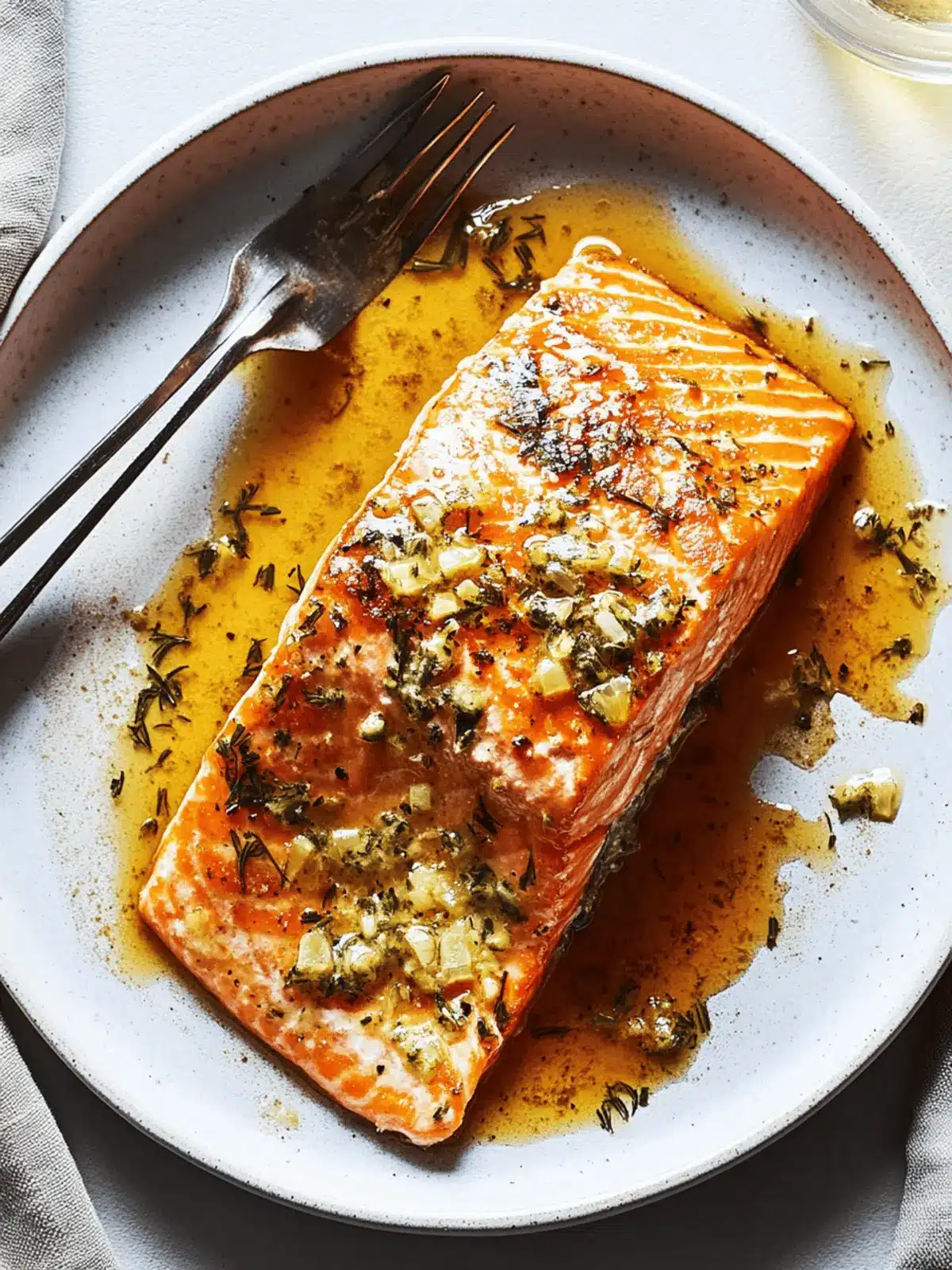 Grilled Salmon in Foil With Lemon-Garlic-Herb Butter