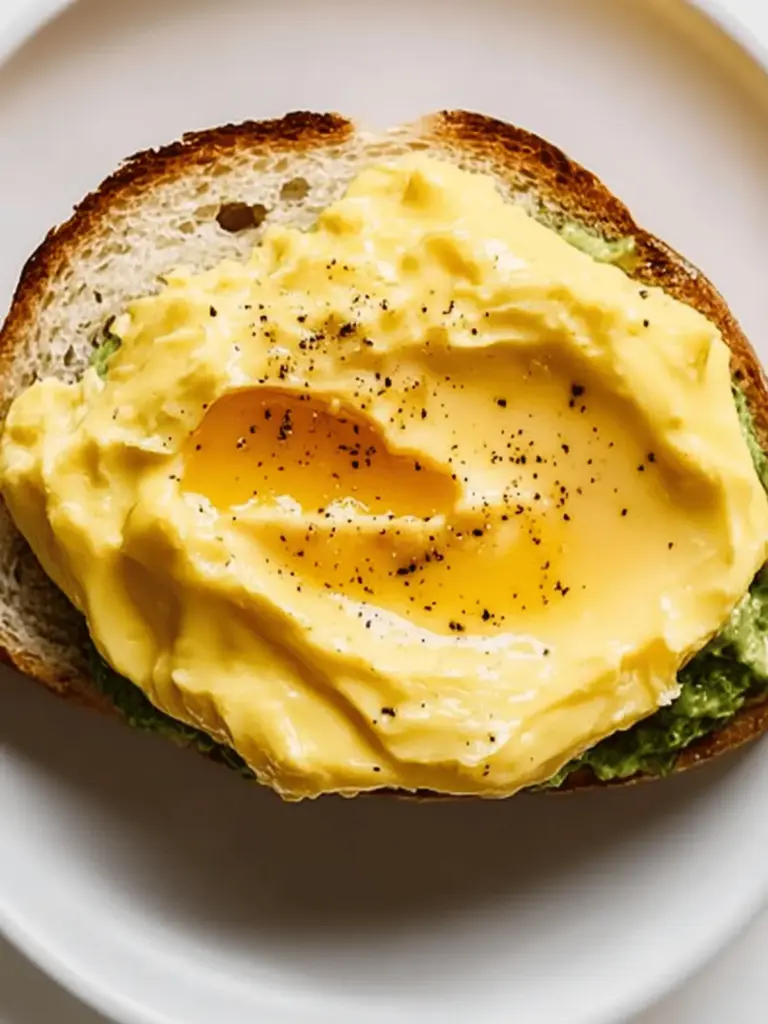 Creamy, Custardy Folded Eggs