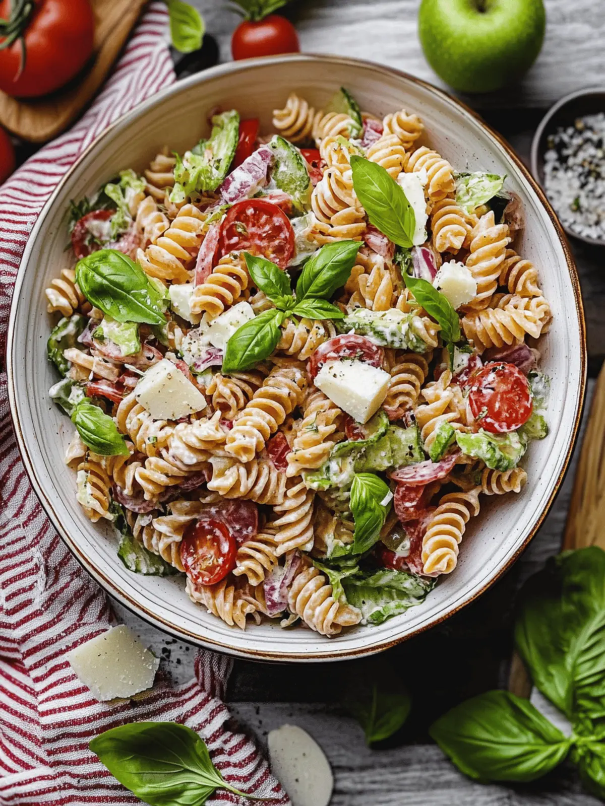 Italian Grinder Pasta Salad