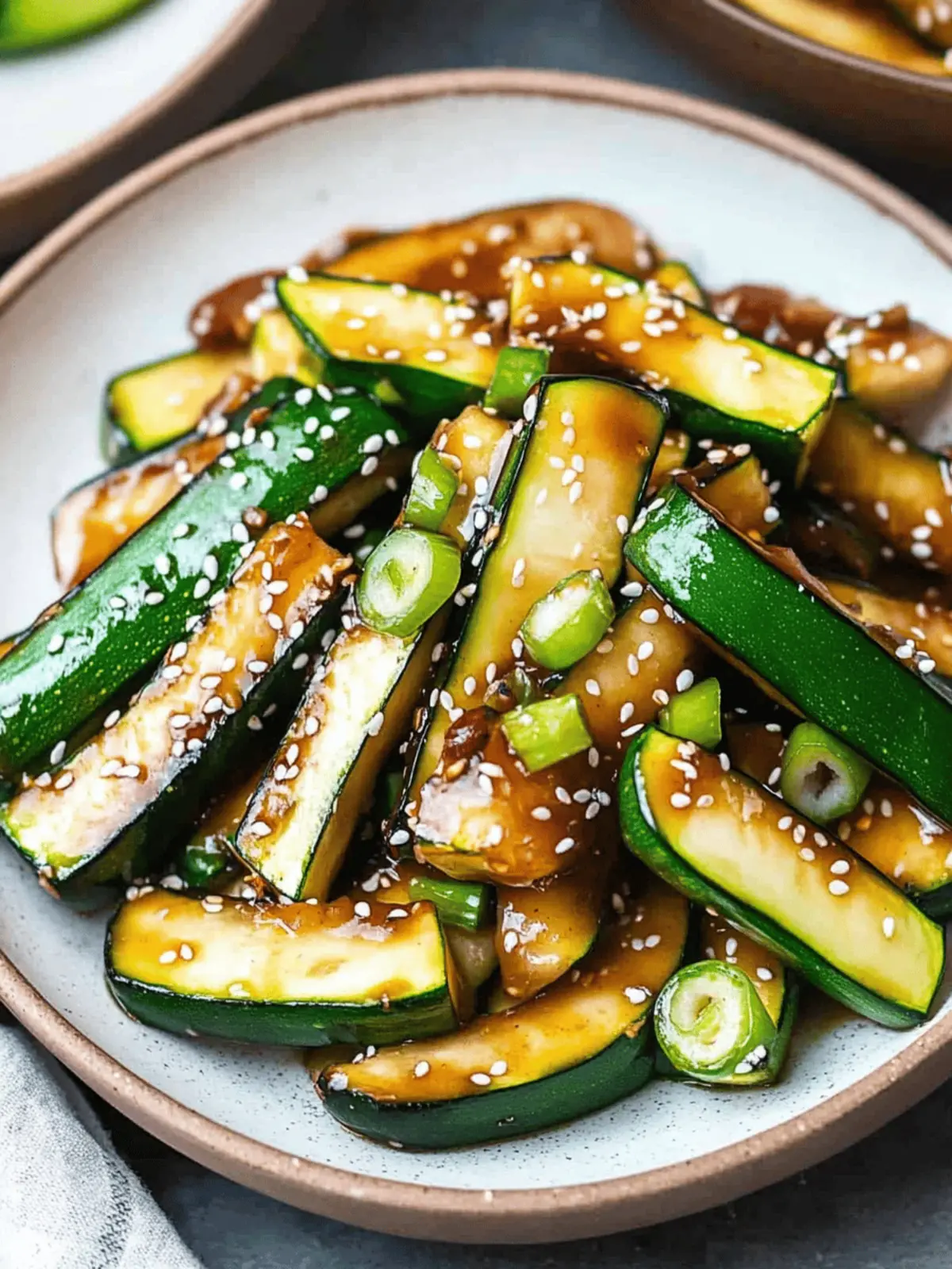 Hibachi Zucchini