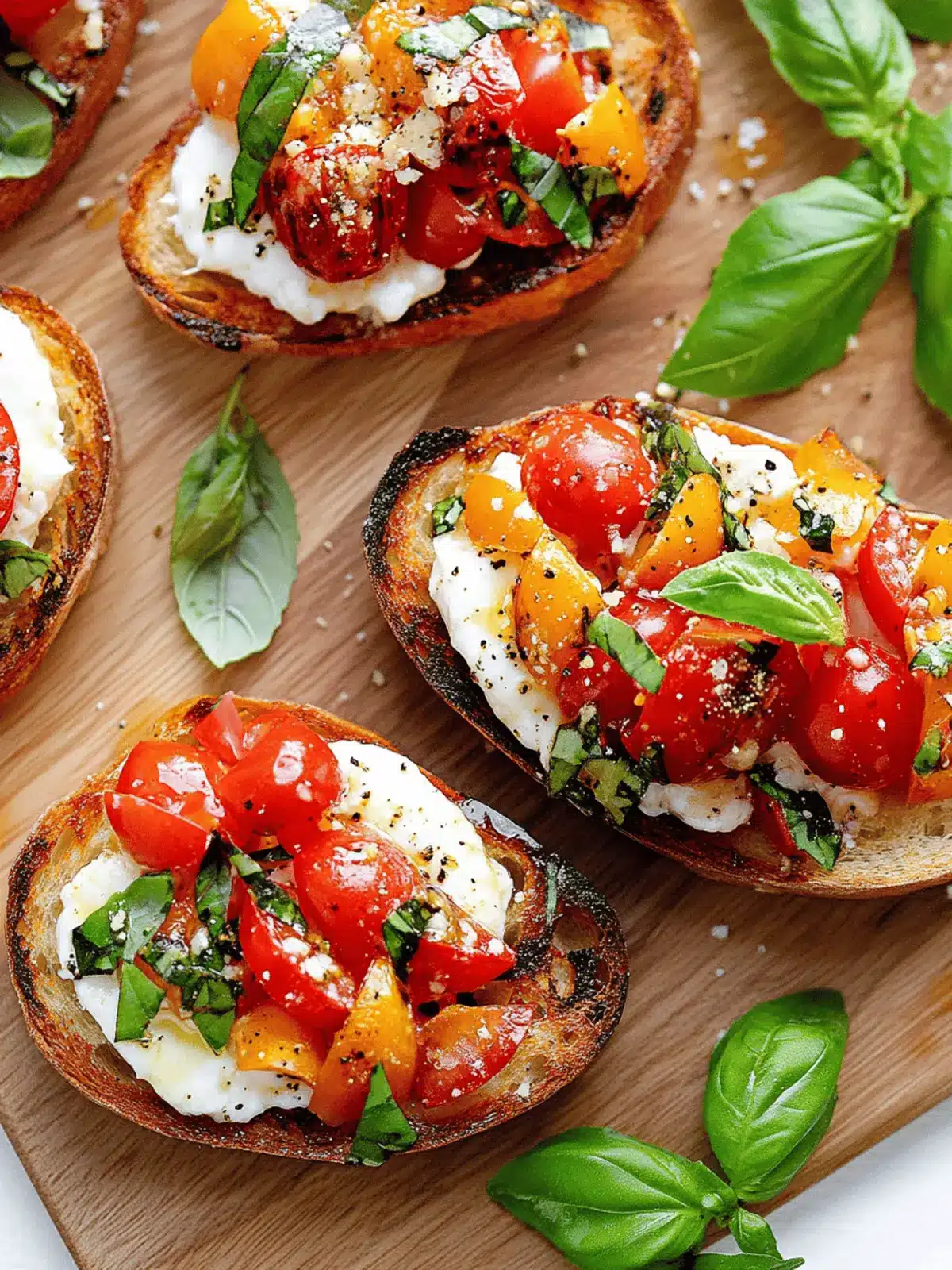 Burrata Bruschetta