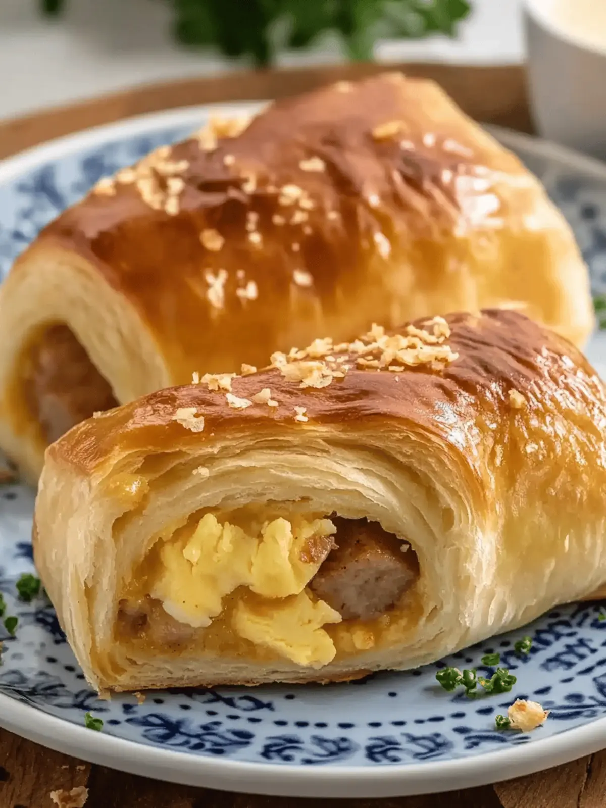 Sausage Egg Breakfast Rolls