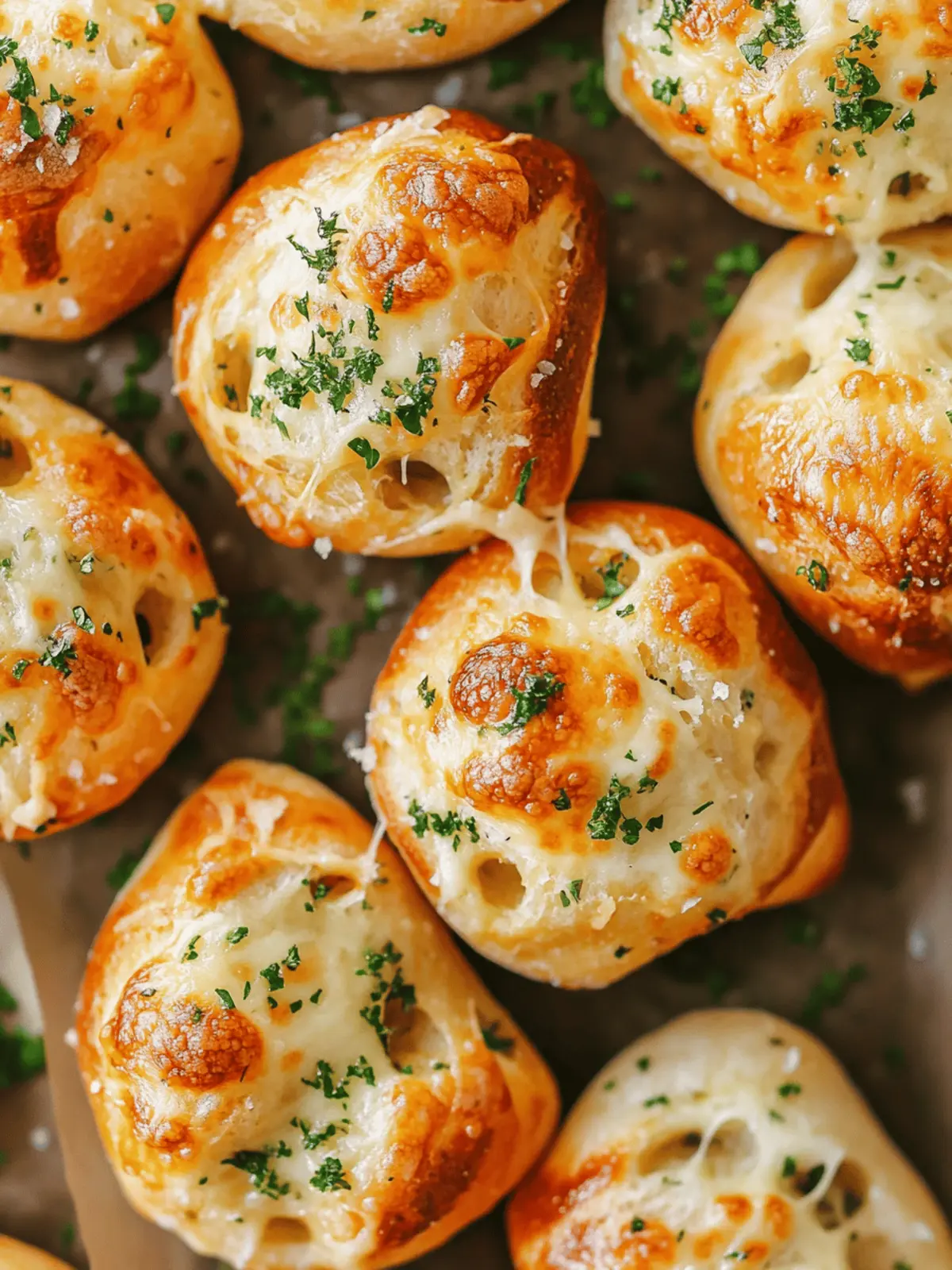 Cheesy Garlic Bread Bites