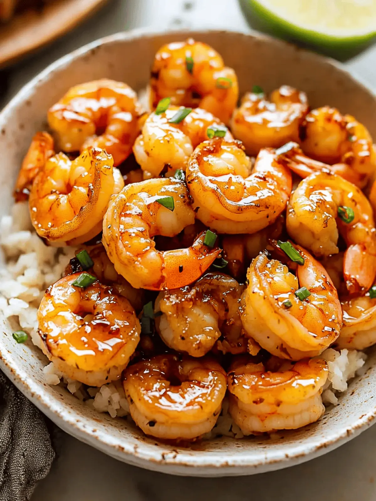 10 Minute Honey Garlic Shrimp