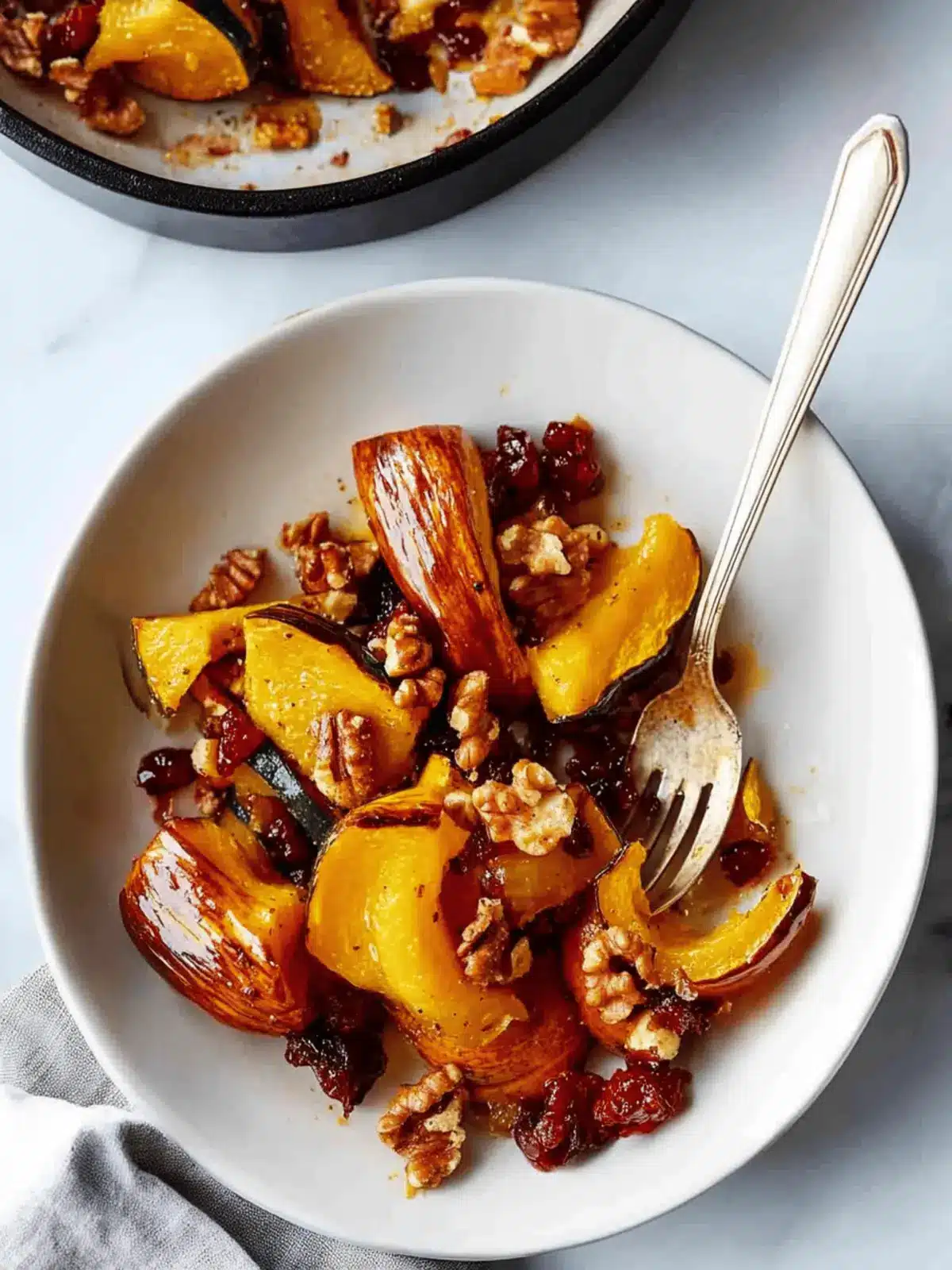 Cranberry Walnut Roasted Acorn Squash