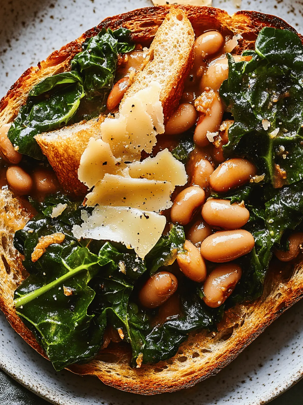 Smoky Beans and Greens on Toast