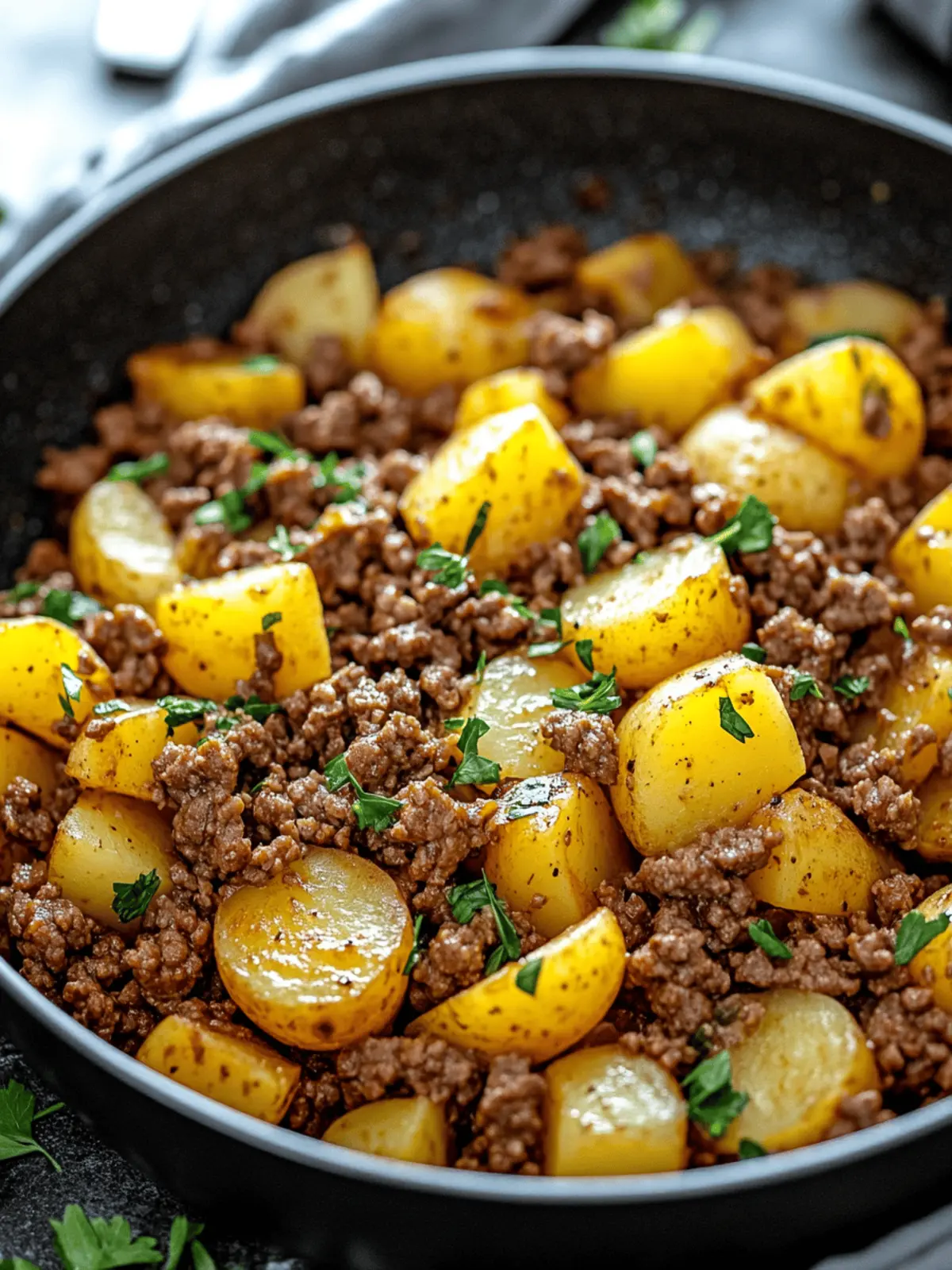 Ground Beef and Potatoes