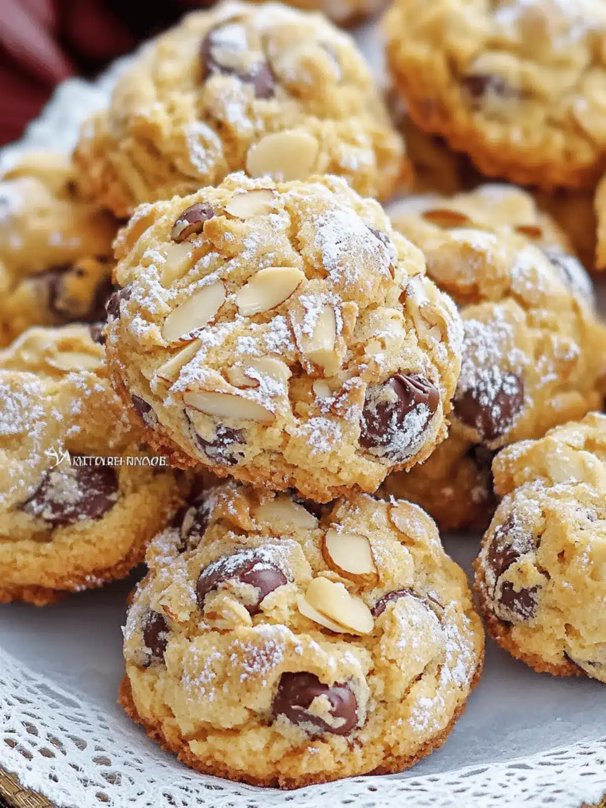 Almond Chocolate Chip Cookies