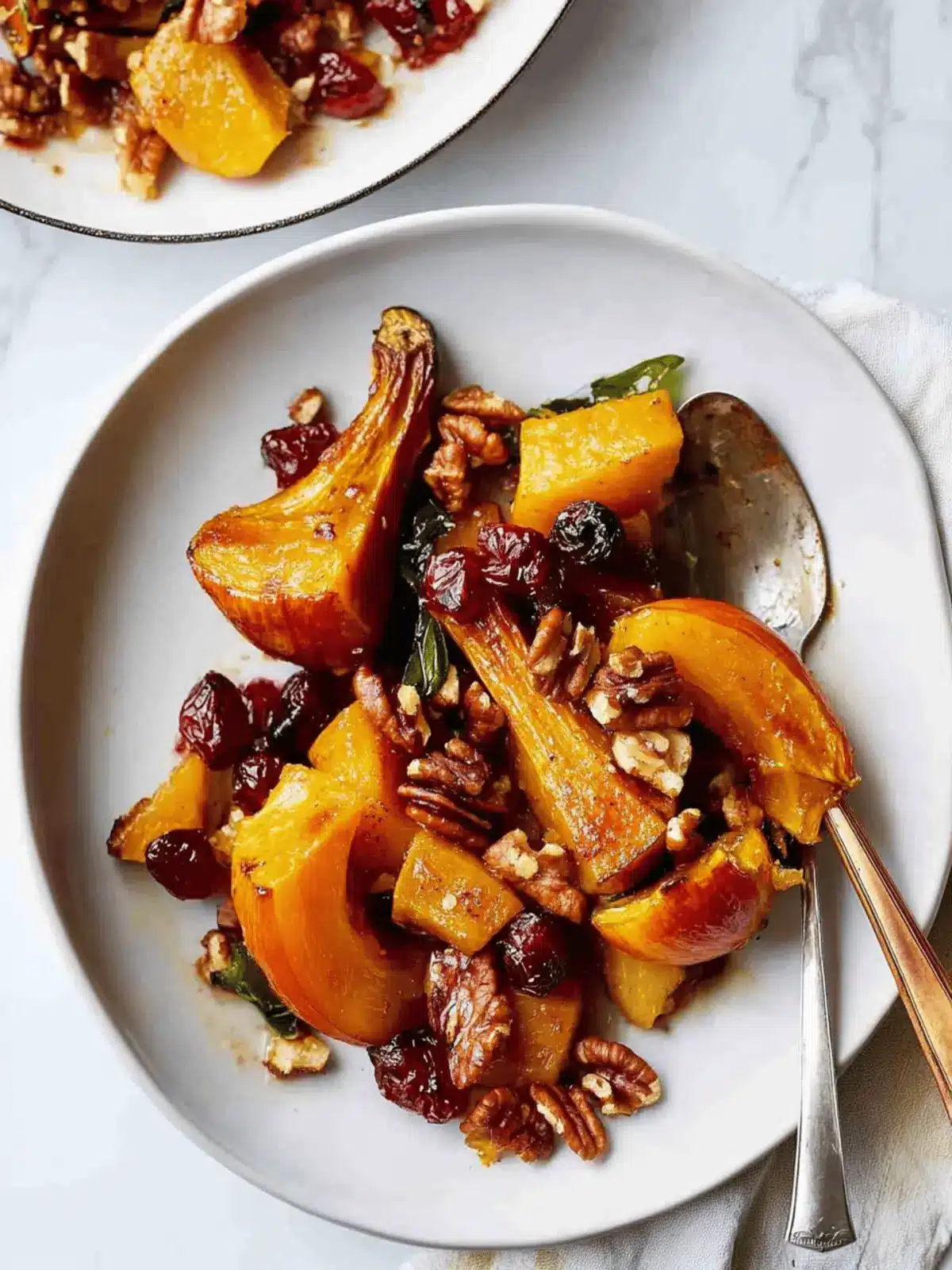 Cranberry Walnut Roasted Acorn Squash