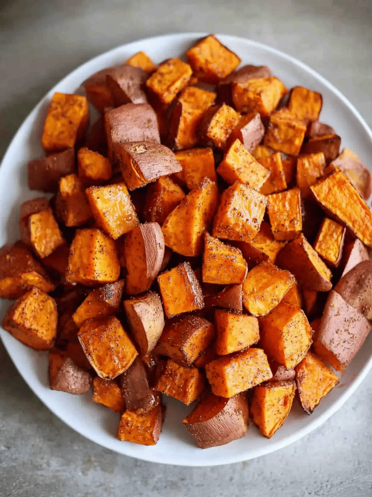 Cinnamon Roasted Sweet Potatoes