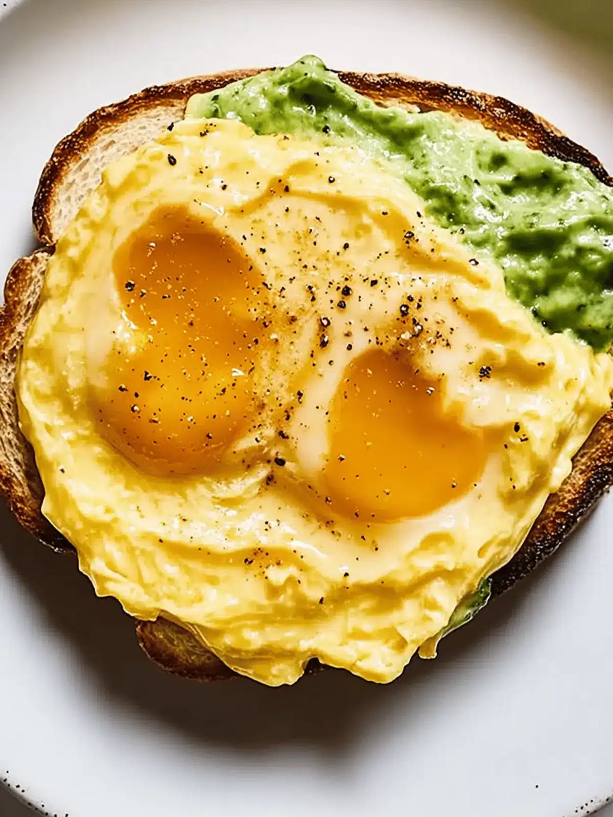 Creamy, Custardy Folded Eggs