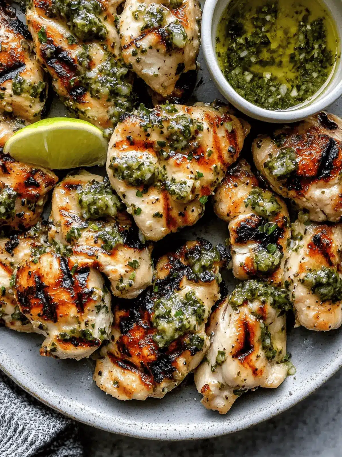 Grilled Chimichurri Chicken