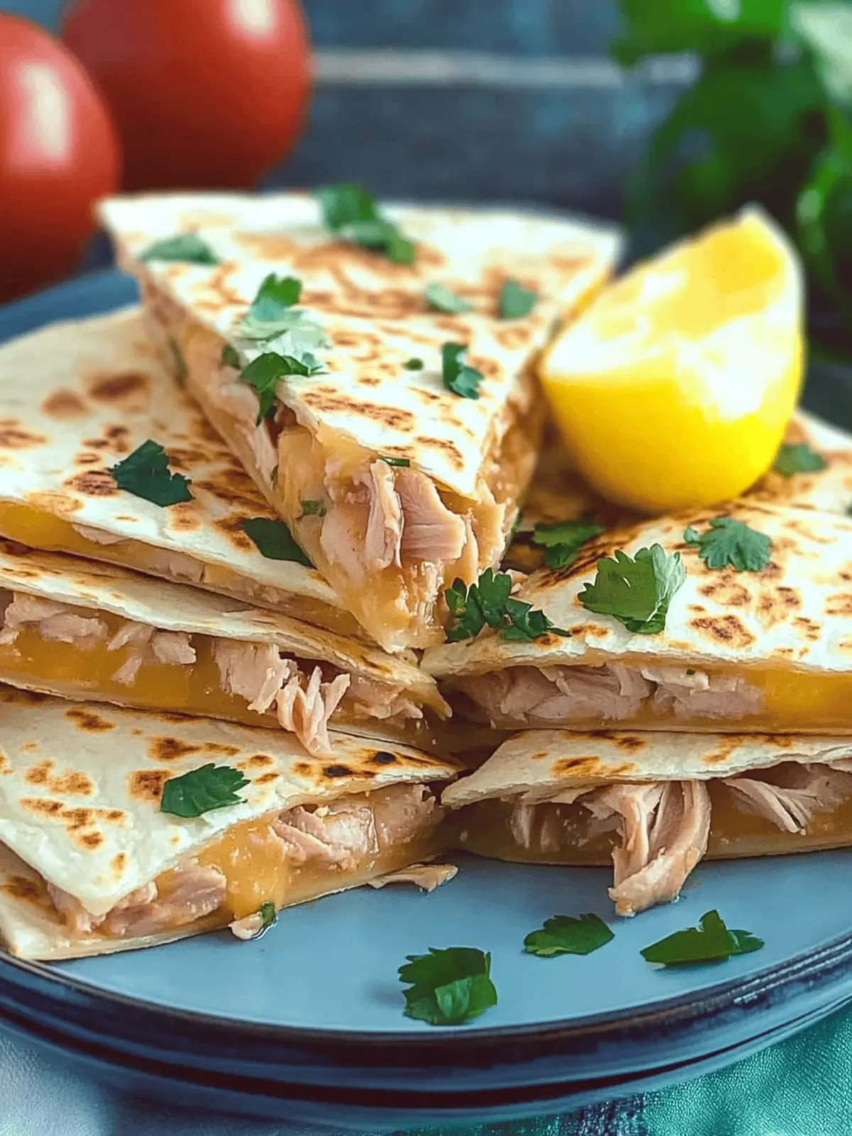Tuna Quesadilla