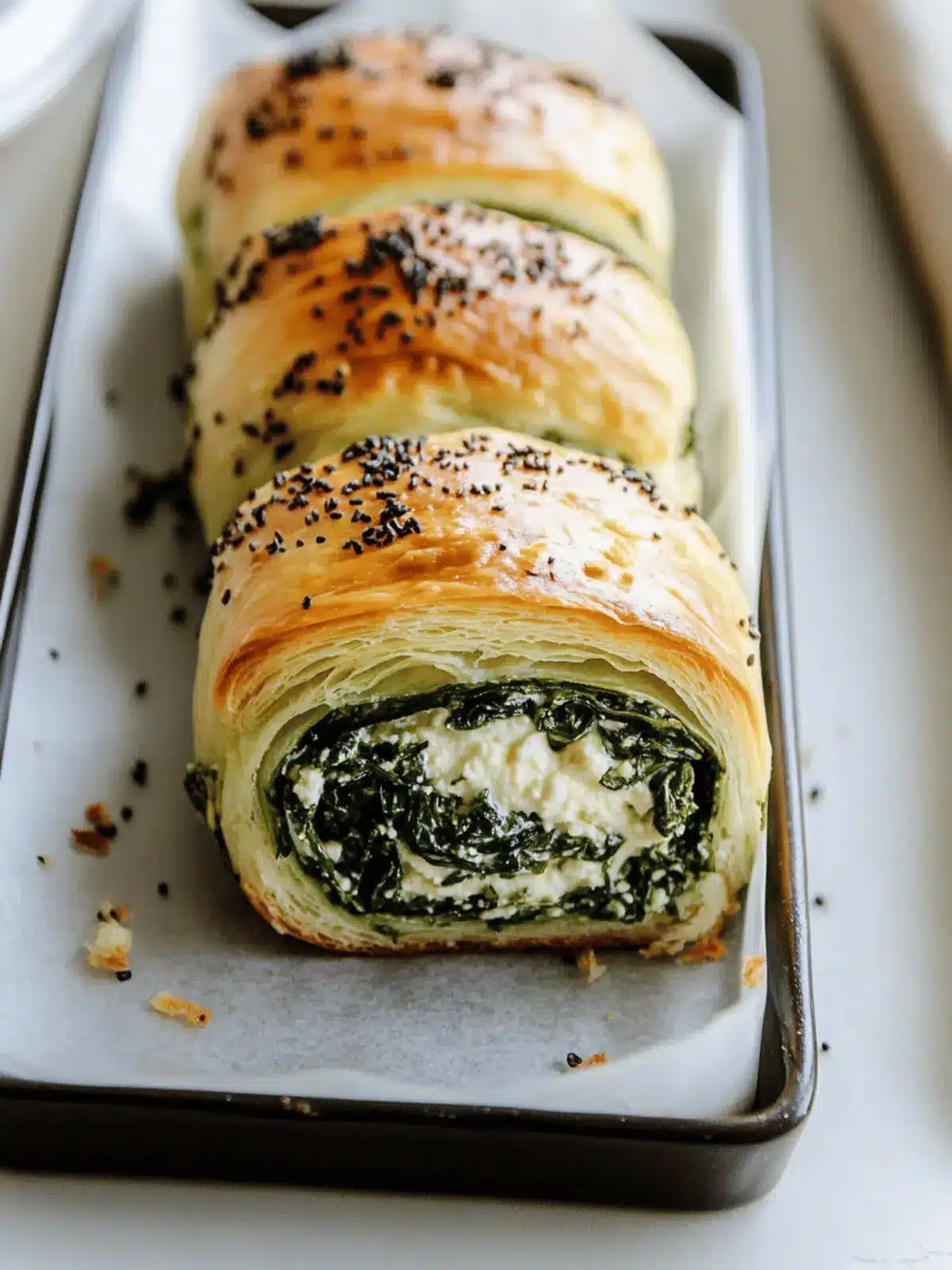 Spinach and Ricotta Rolls
