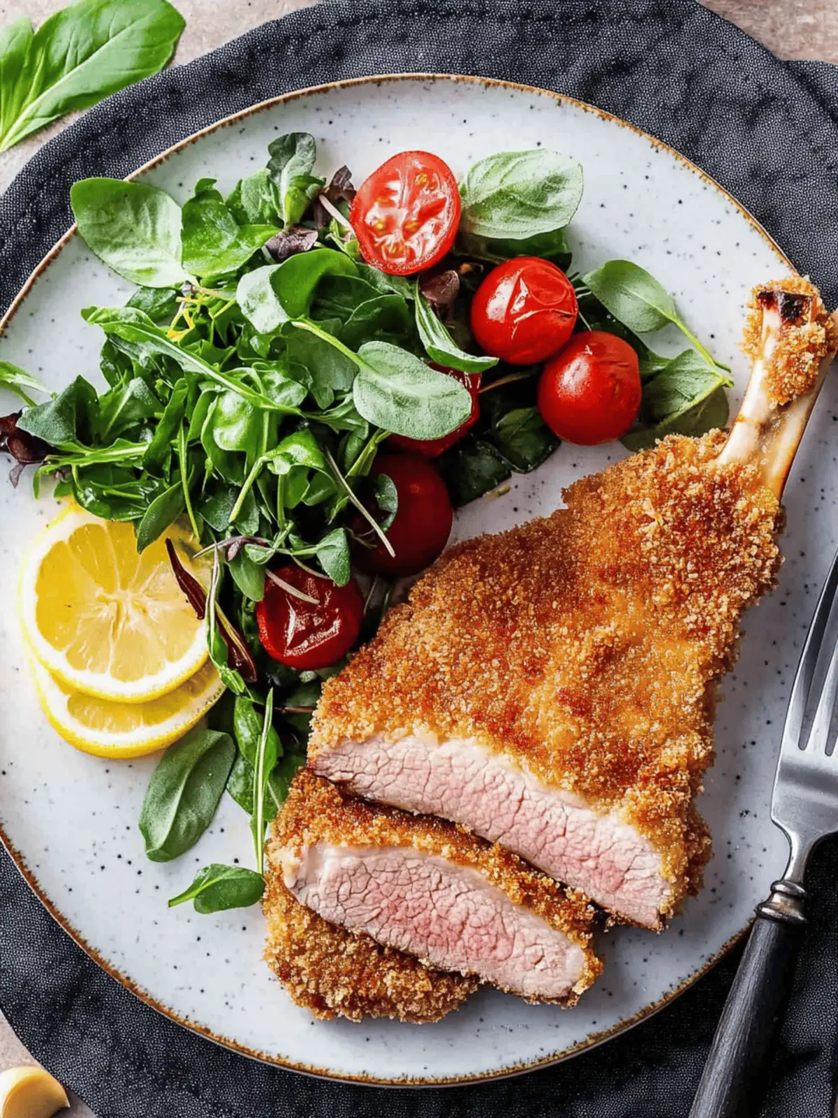 Bone-In Veal Milanese (Cotoletta alla Milanese)