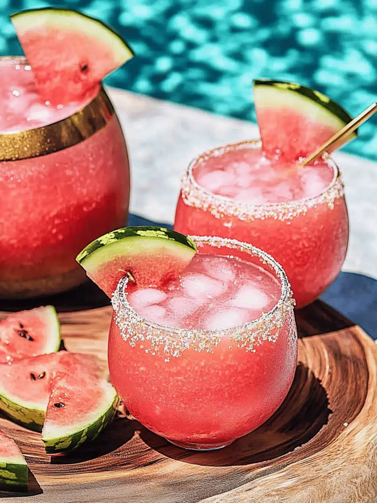 Watermelon Elderflower Margaritas