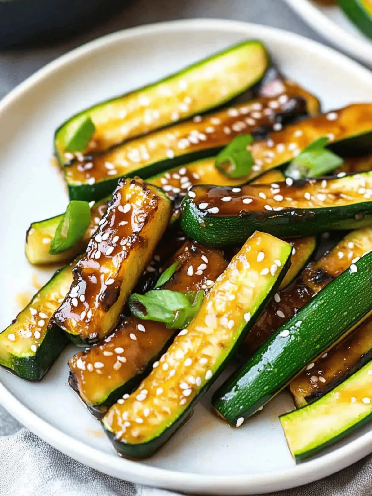 Hibachi Zucchini