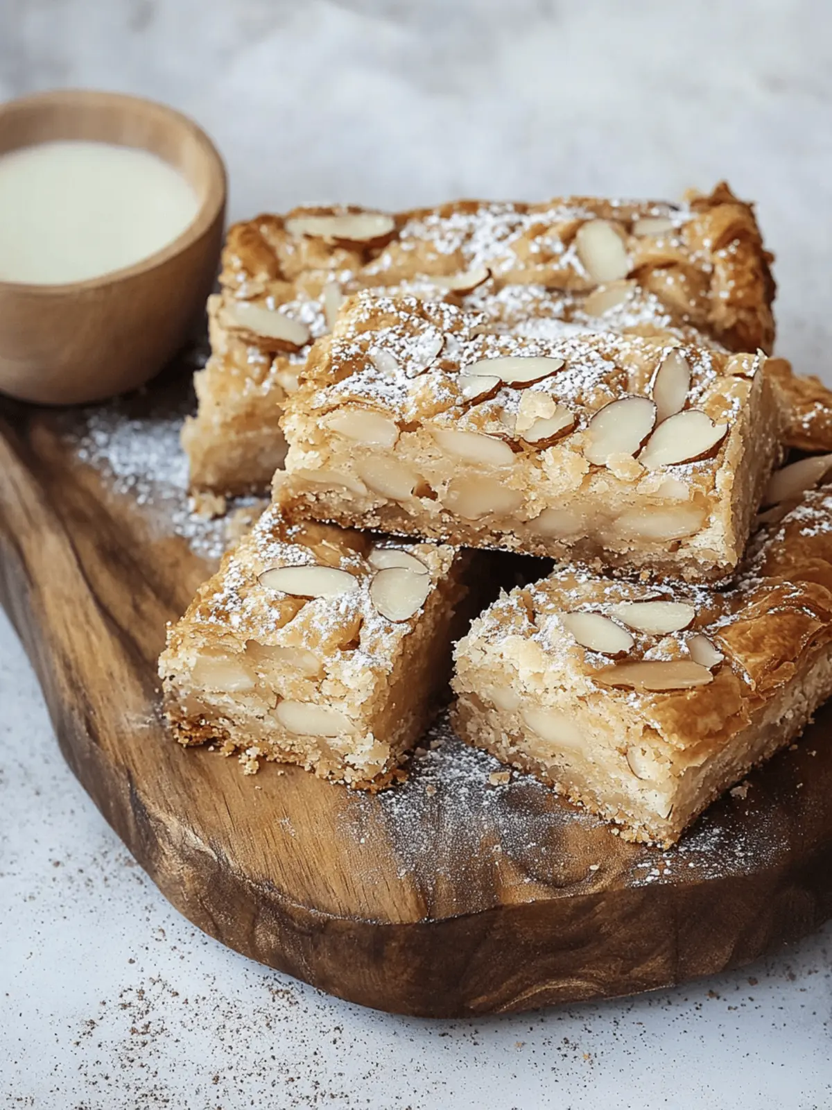 Almond Croissant Cookie Bar