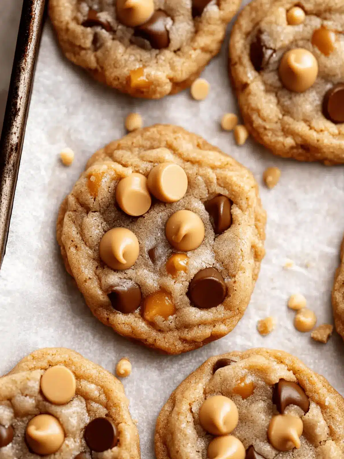 Chewy Butterscotch Chocolate Chip Cookies