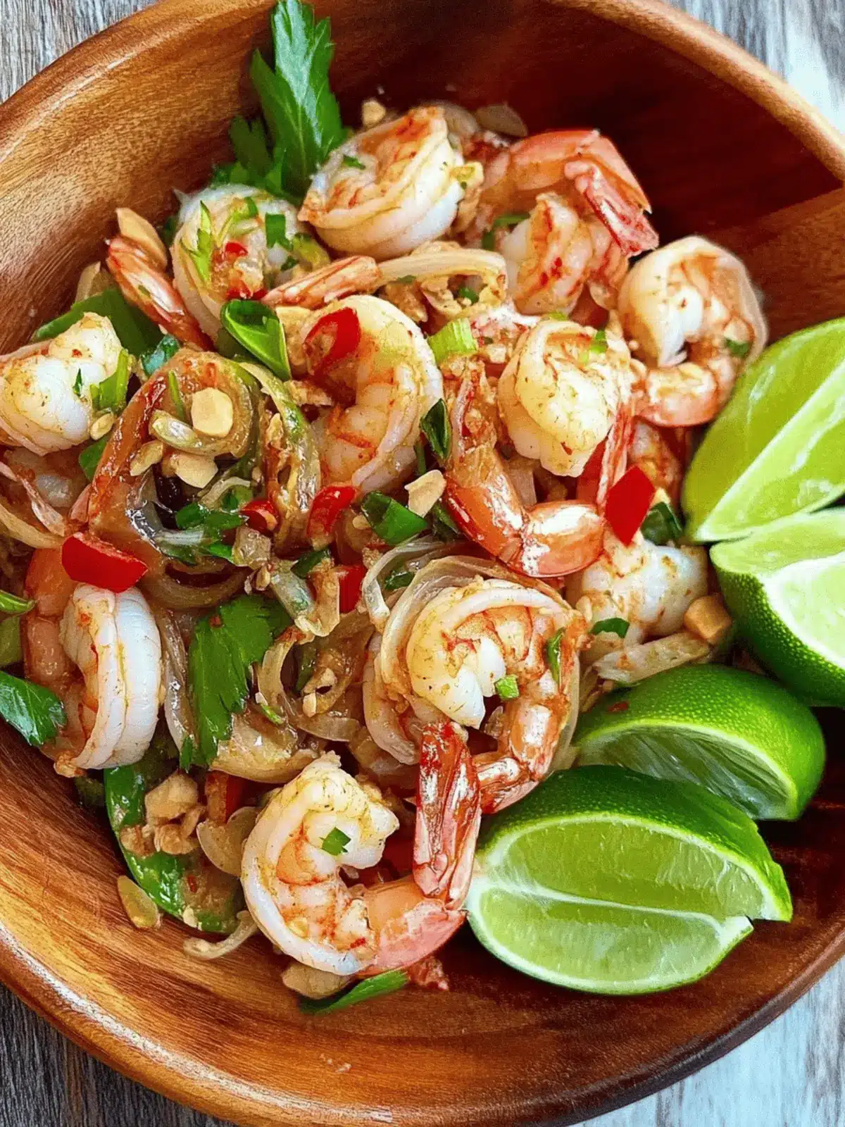 Spicy Thai Shrimp Salad (Pla Goong)