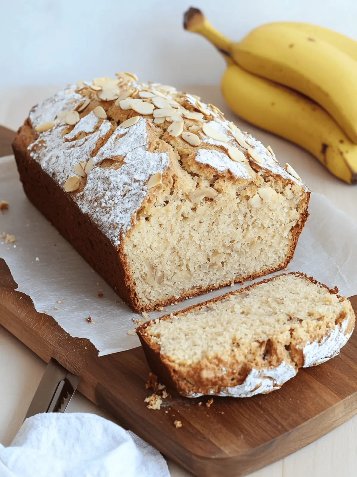 Almond Croissant Banana Bread