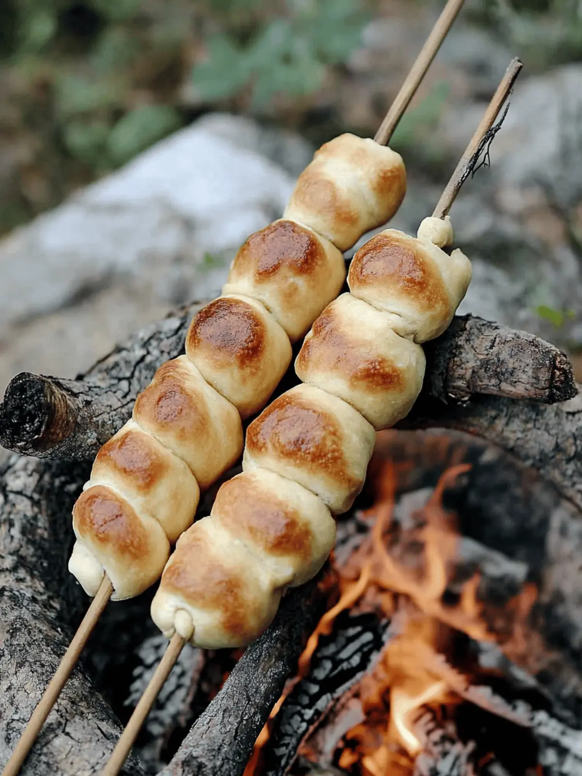 Fluffy Campfire Bread