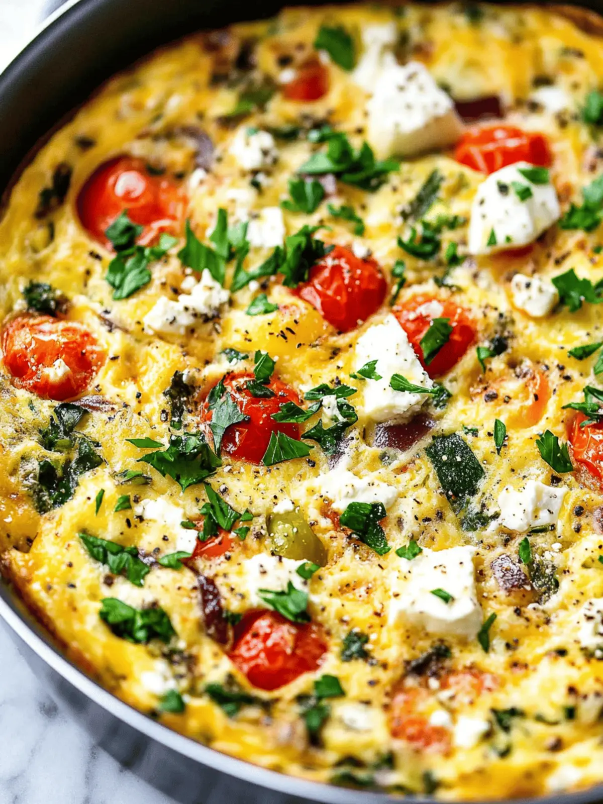 Greek Vegetable Frittata