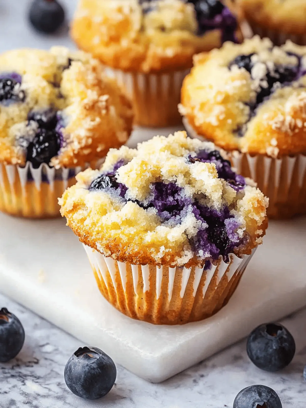Easy Blueberry Muffins