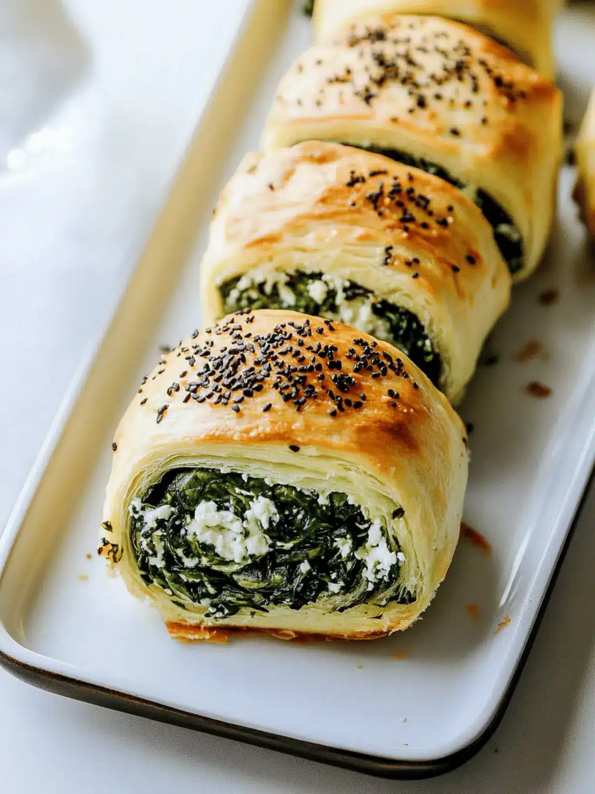Spinach and Ricotta Rolls