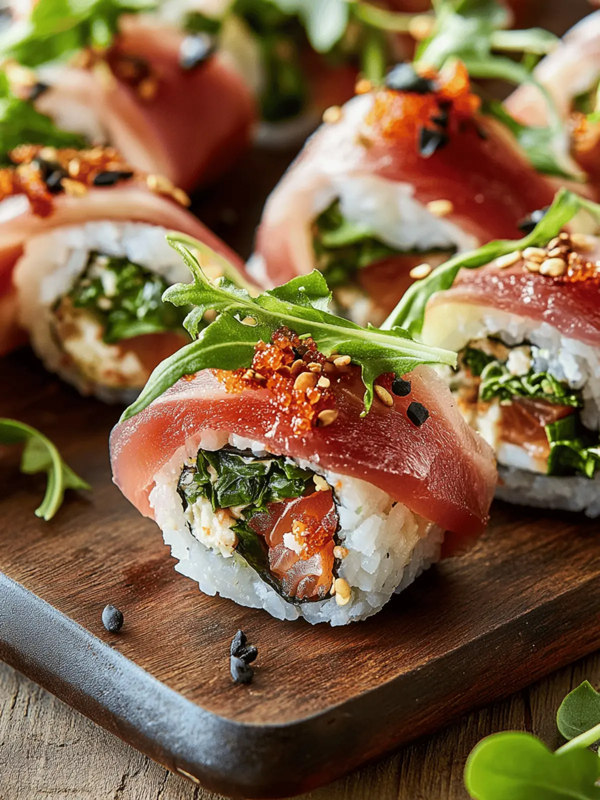 Italian Sushi Roll-Ups