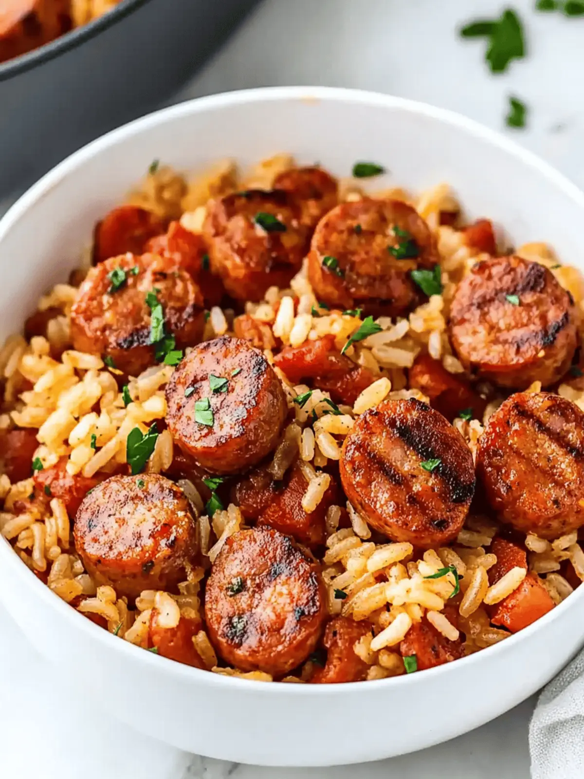 One-Pot Smoked Sausage and Rice Dinner