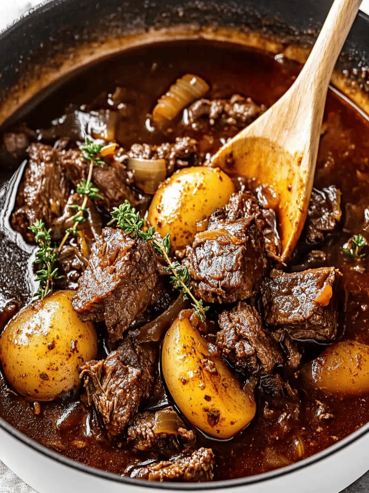 Beef Stifado (Greek Beef Stew)