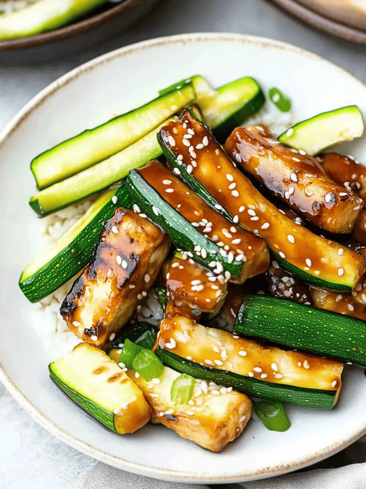 Hibachi Zucchini