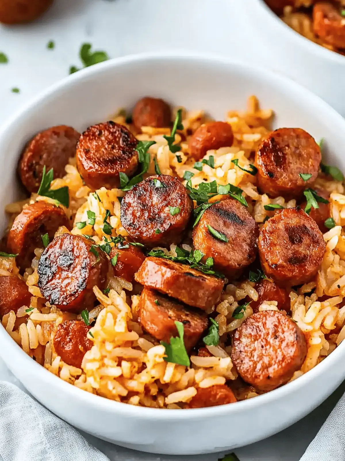 One-Pot Smoked Sausage and Rice Dinner